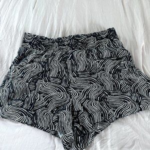 Black and white linen shorts - A NEW DAY - SIZE S